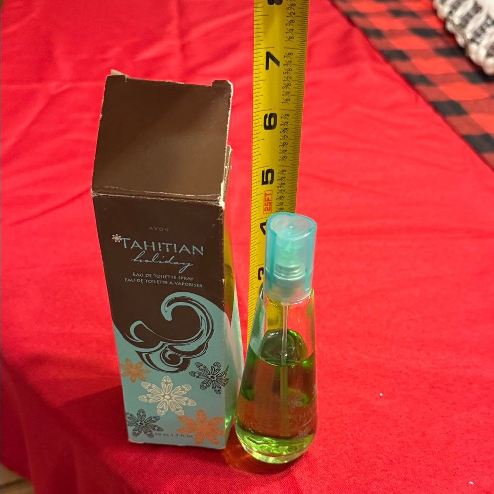Avon Tahitian Holiday Perfume Spray Eau de Toilette With Box Vintage Rare - Picture 3 of 16